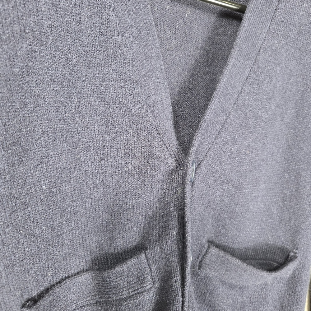 French Toast Girls Navy Button Front School Uniform Cardigan Sweater Size 6/7 - Picture 2 of 5
